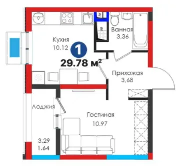 1-комн