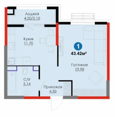 1-комн
