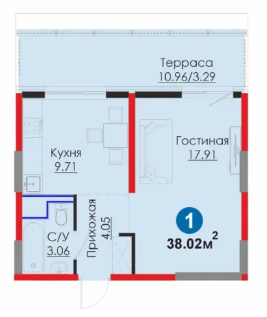 1-комн