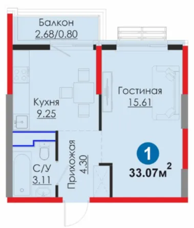 1-комн