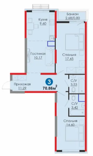 3-комн