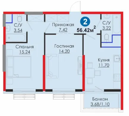 2-комн
