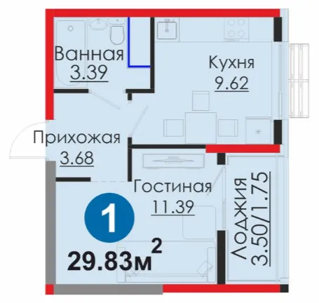 1-комн