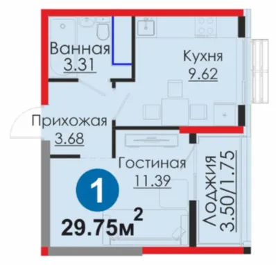 1-комн