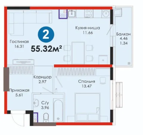 2-комн