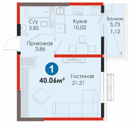 1-комн