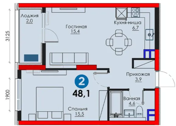 2-комн