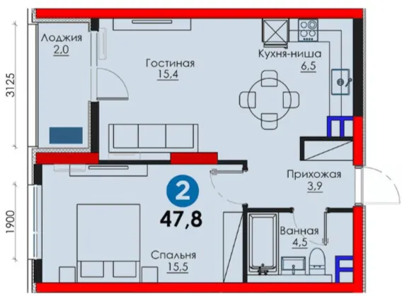 2-комн