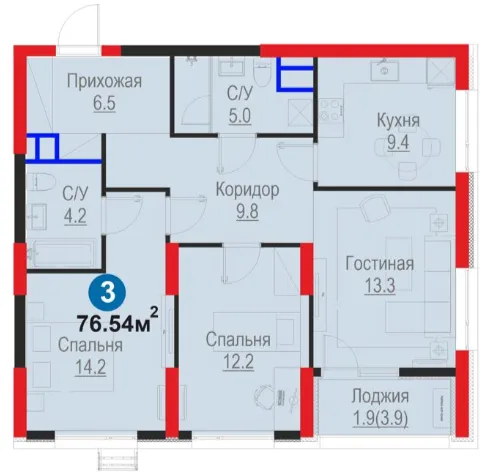 3-комн