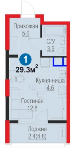 1-комн