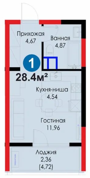 1-комн
