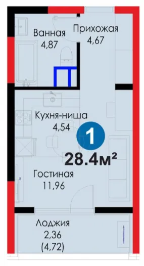1-комн