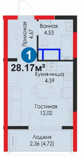 1-комн
