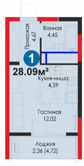 1-комн