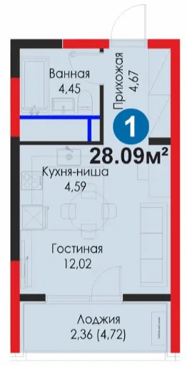 1-комн