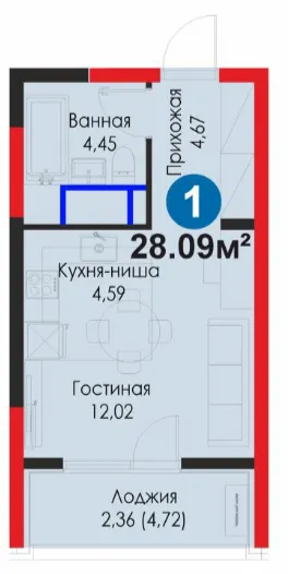 1-комн