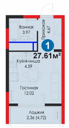1-комн