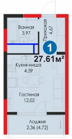 1-комн
