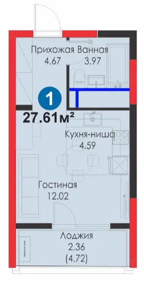 1-комн
