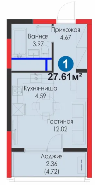 1-комн