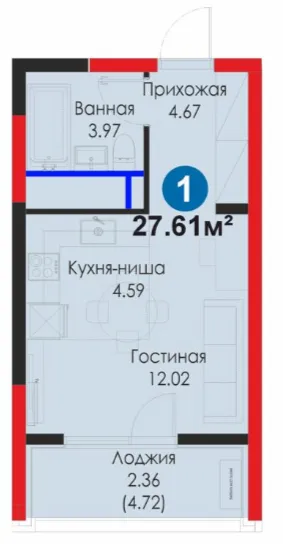 1-комн