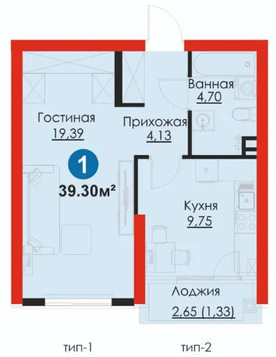 1-комн