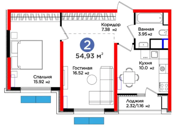 2-комн