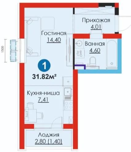 1-комн