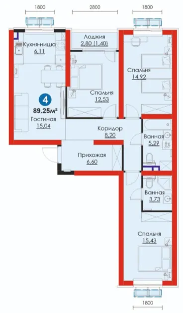 4-комн