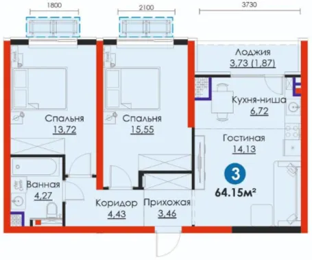 3-комн