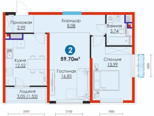 2-комн