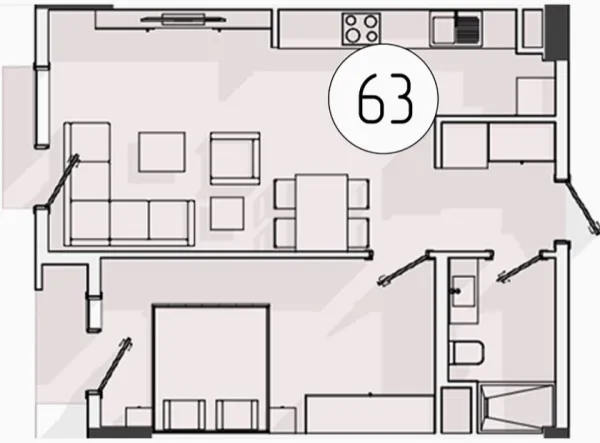 2 xonali 46.67 m²