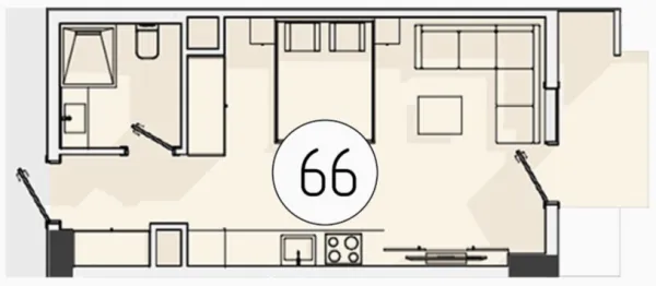 1 xonali 32.61 m²