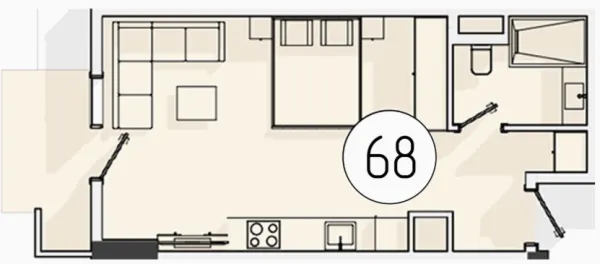 1 xonali 36.48 m²