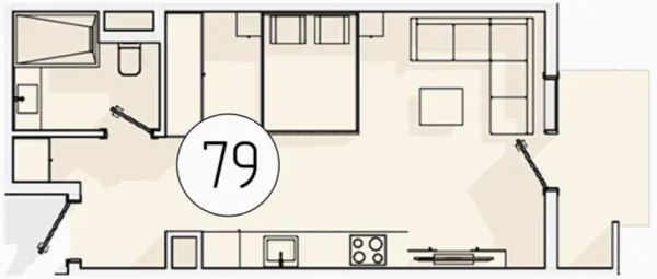 1 xonali 36.88 m²