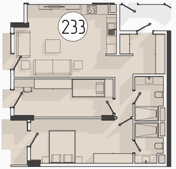 3-комн