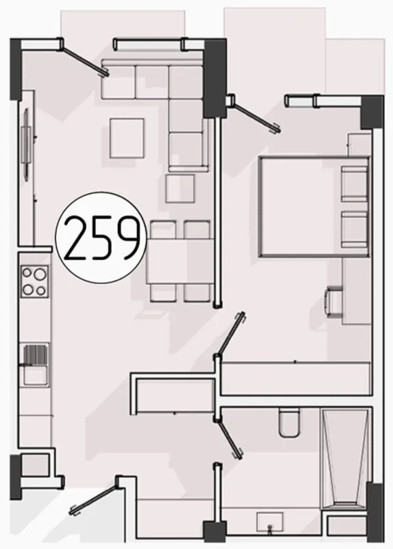 2 xonali 48.97 m²