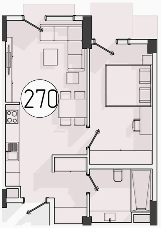 2 xonali 48.97 m²