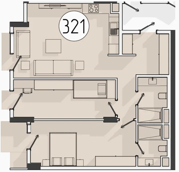 3-комн