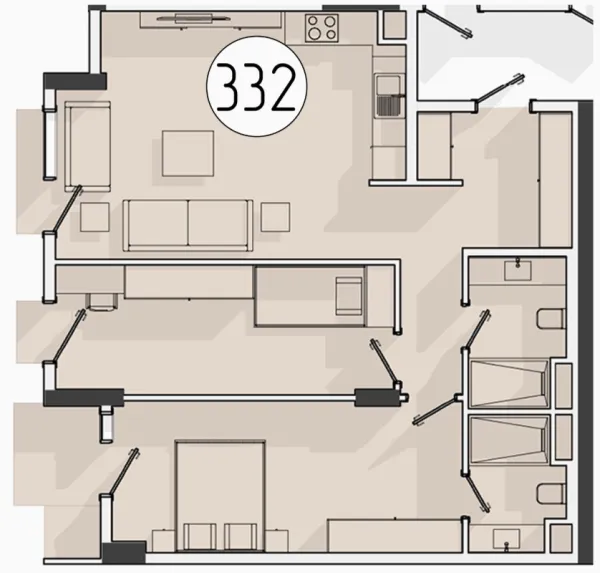 3 xonali 74.94 m²