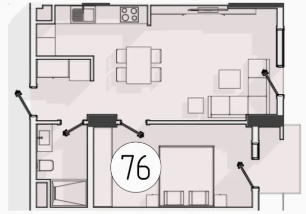 2 xonali 47.45 m²