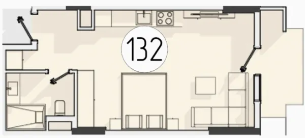 1 xonali 36.79 m²