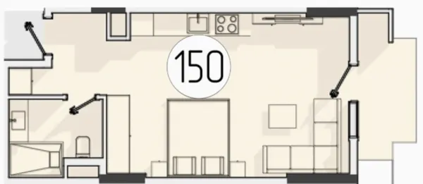 1 xonali 36.79 m²
