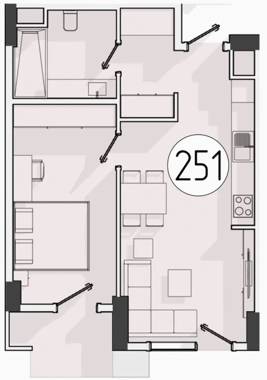 2 xonali 49.61 m²