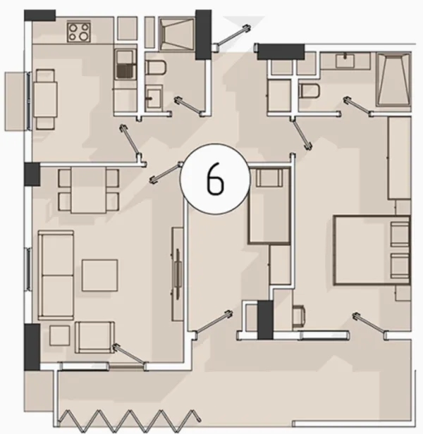 3-комн