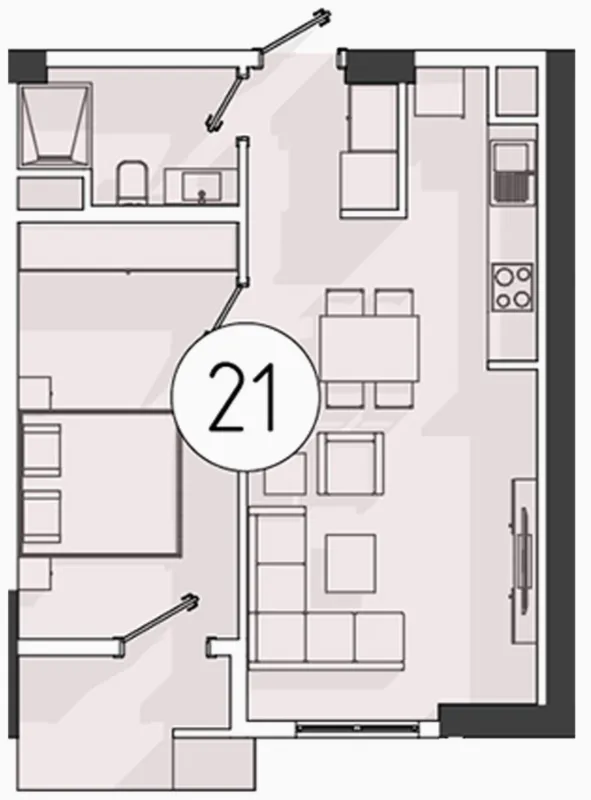 2 xonali 47.65 m²