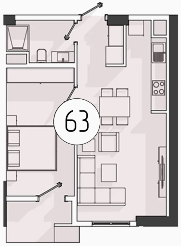 2 xonali 47.65 m²