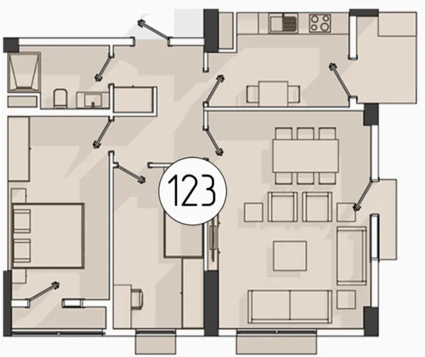 3 xonali 76.21 m²
