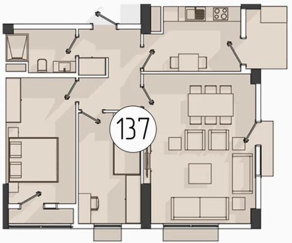 3 xonali 76.21 m²