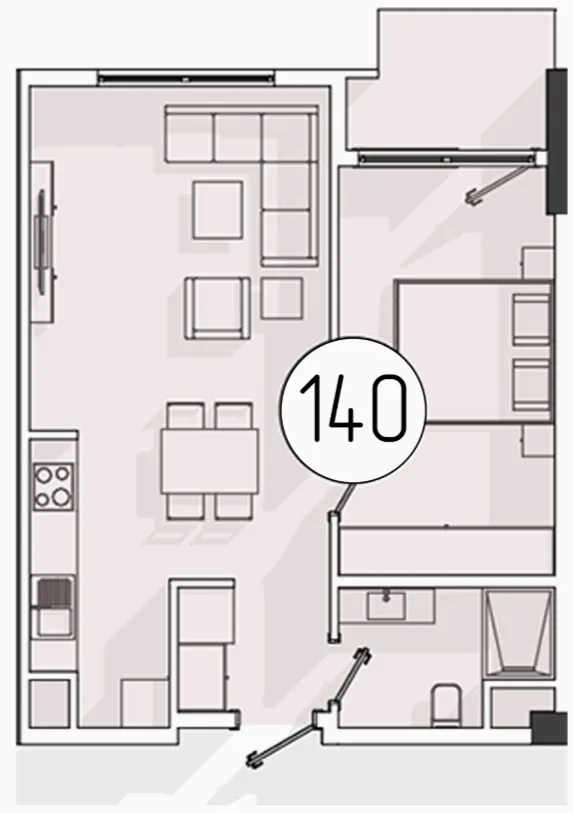 2 xonali 49 m²